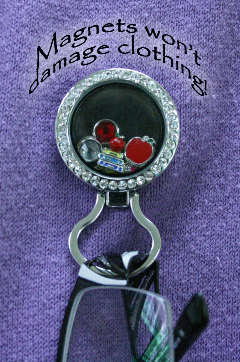 Exclusive 30mm Zinc Alloy Locket for Eyeglasses or Etsy