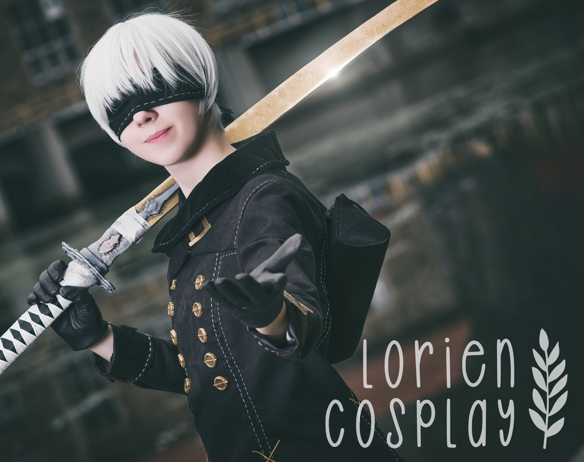 Handmade Cosplay Costume Android 9S Jacket Pants Etsy