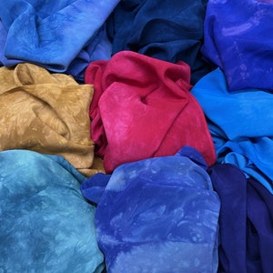 Hand Dyed Bamboo Rayon Scarves. Butter-Soft Hand in a Variety of Colors image 1