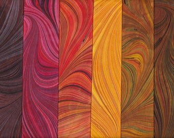 Hand Marbled Mask Colorful Mood