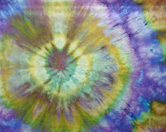 Nova - Snow & Ice Dyed Cotton Fabric By Marbled Arts