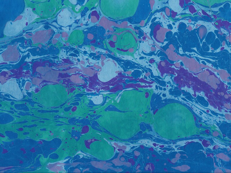 Hand Marbled Moods Stones Fabric Set image 7