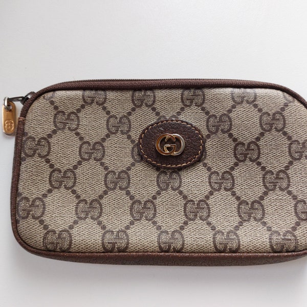 Vintage Gucci GG monogrammed small pouch purse