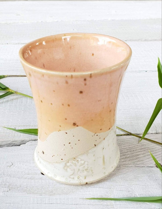 Ceramic tea cup cup without handles modern handcrafted Etsy