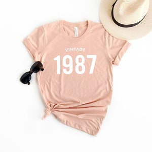 Vintage 1987 tshirt for Women, 38th Birthday Shirt, Vintage 1987 Shirt, 38 Birthday Shirts for Women, 1987 Tshirt, Sassy Shirt 1987 Retro