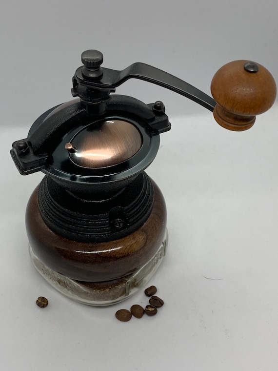 Crank Coffee Mason Jar Grinder Etsy