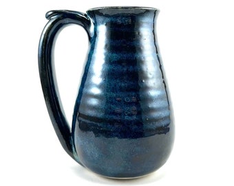 Enchanting Blue 15oz Handmade Pottery Mug