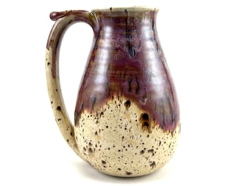 Pottery Mug, 16oz Handmade Stoneware Pottery Mug (Spotted Verbena) Handmade Gifts