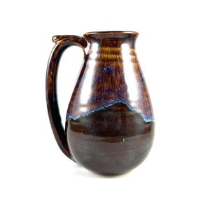 Handmade Stoneware Pottery Mug: Electric Purple Glaze (19oz)