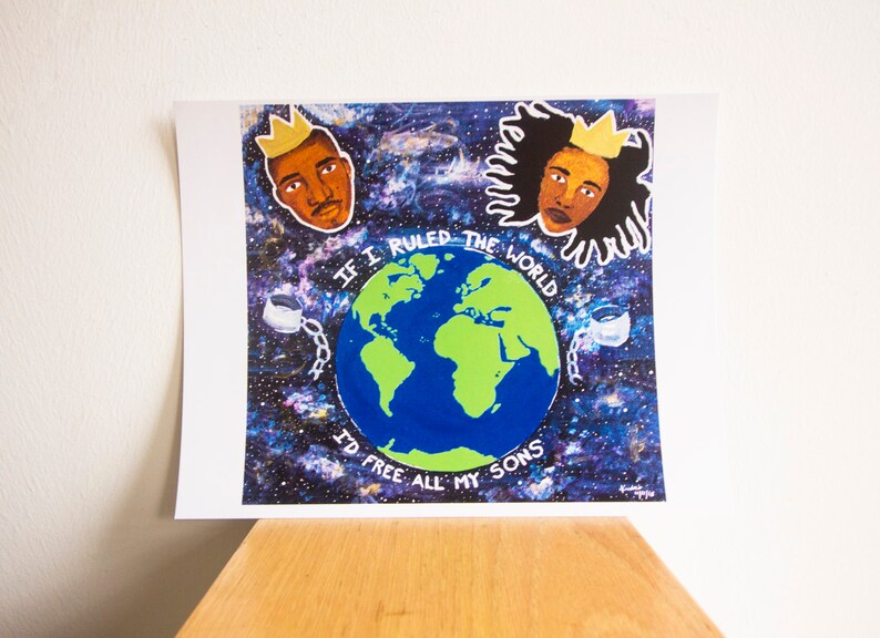 If I Ruled The World Nas Lauryn Hill Hip Hop Art Print Etsy