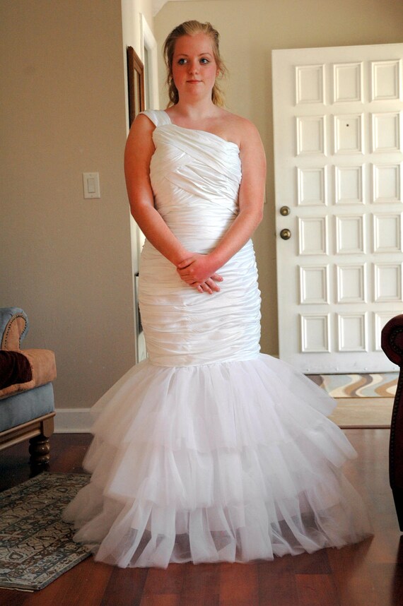 mermaid inspired wedding dress