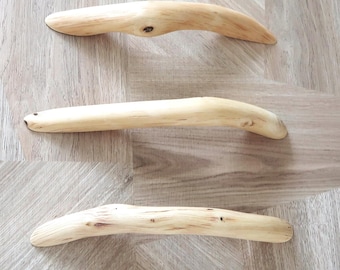 Natural Oak Furniture Handle- Rustic Dresser or Cabinet Pull