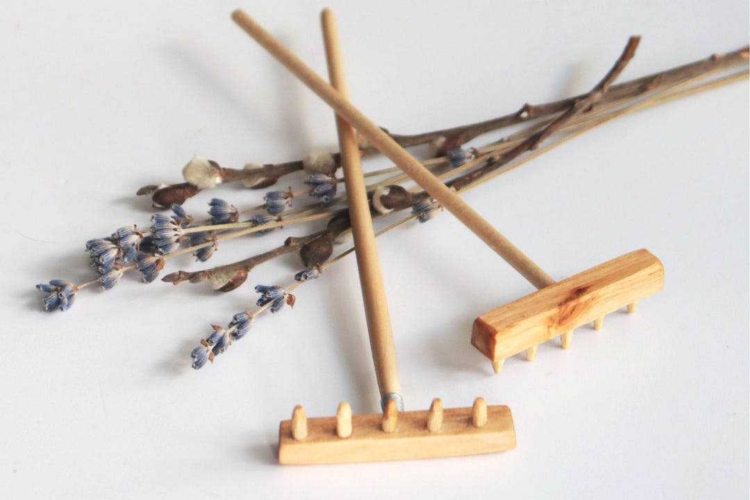 Handmade Wooden Rake for Mini Zen Garden - Etsy