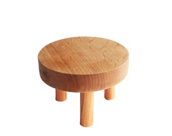 Wooden Plant Stand, Indoor Wood Small Plant Stand, Plant Stool