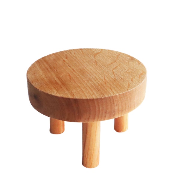 Support de plante en bois, support de petite plante en bois d'intérieur, tabouret de plante