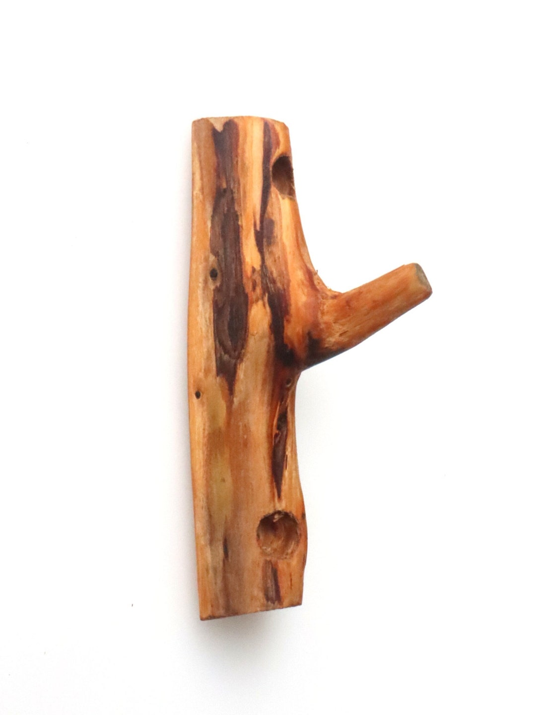 Natural Wood Coat Hook Juniper Branch Towel Wall Hook Rustic Etsy