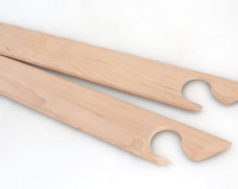 Large Wooden Rug Weaving Shuttle – Hand Loom Tool