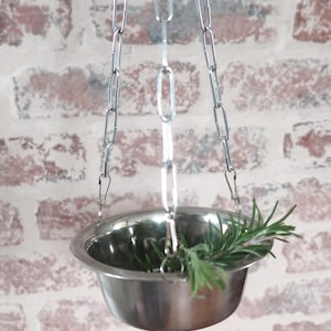 Sauna Aroma Bowl with Rotating Arm – Wall Holder for Oils & Herbs
