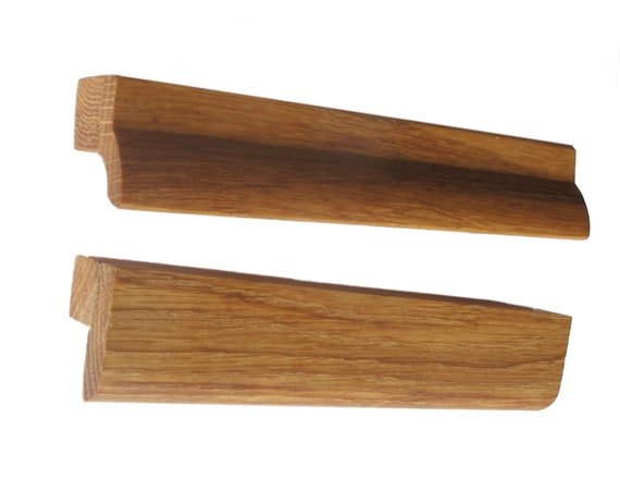 Set Of 2 Oak Wood Drawer Pulls Cabinet Drawer Handles Wooden Drawer Pulls