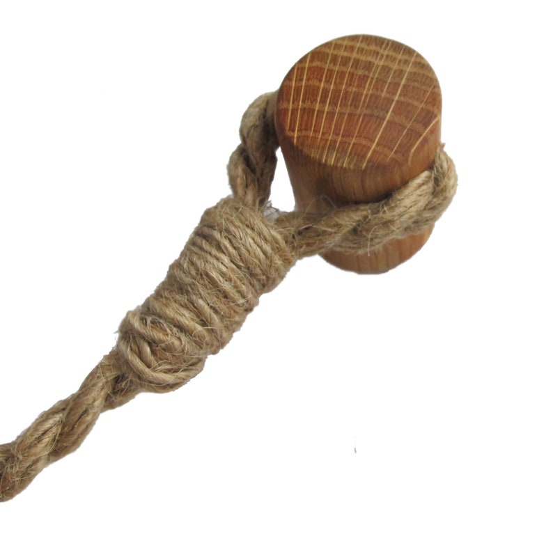 Jute Rope Nautical Drawer Pull Nautical Drawer Handles Wood Etsy