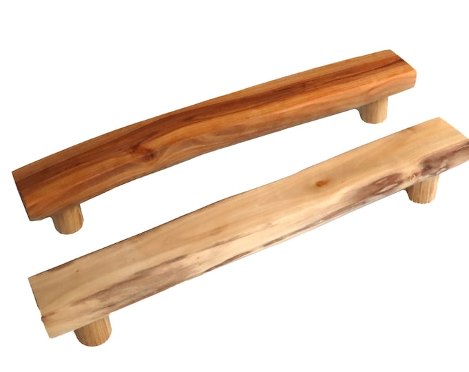 Rustic Wooden Door Pull, Wood Sauna Door Handle Etsy