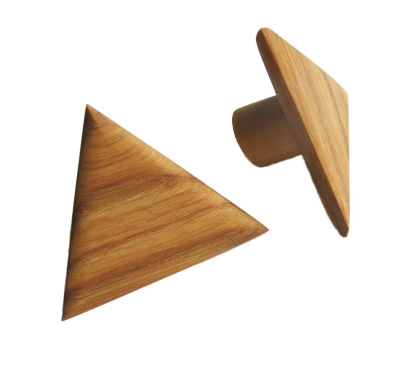 Modern Cabinet Drawer Knobs 2 Oak Wood Drawer Knobs Wooden Drawer Pulls