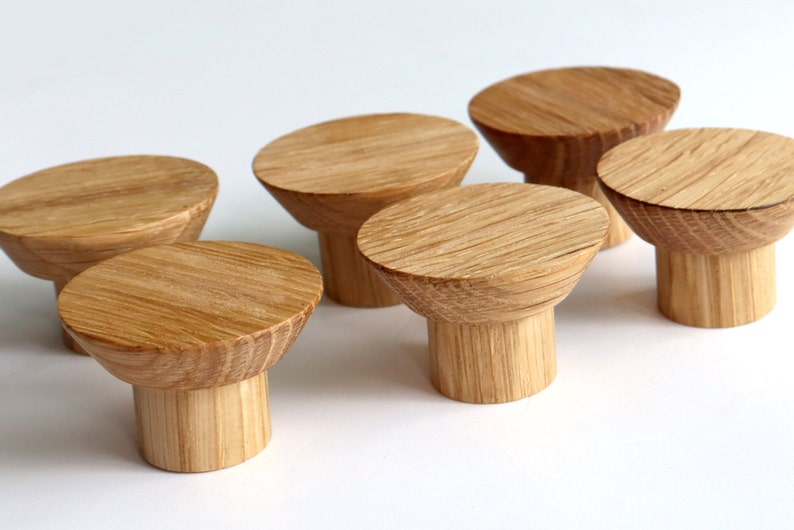 small oak wooden dresser knobs