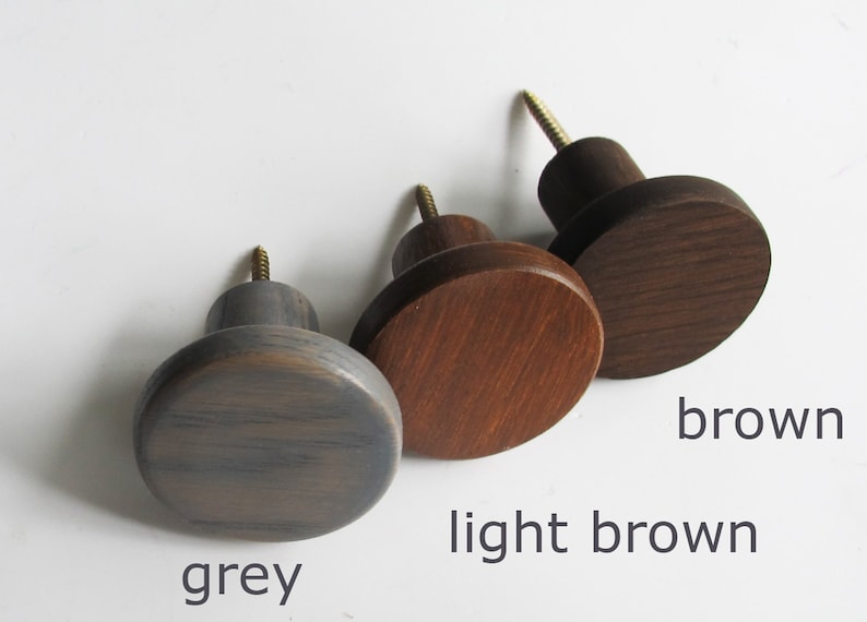 Modern Round Wall Hook Wooden Coat Hook Wood Towel Hook Etsy