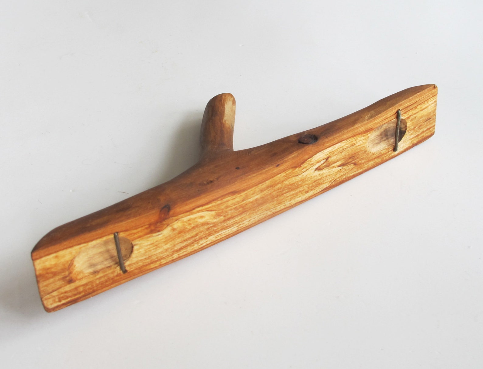 Unique Tree Branch Hook Small Wood Wall Hook Wooden Key Etsy