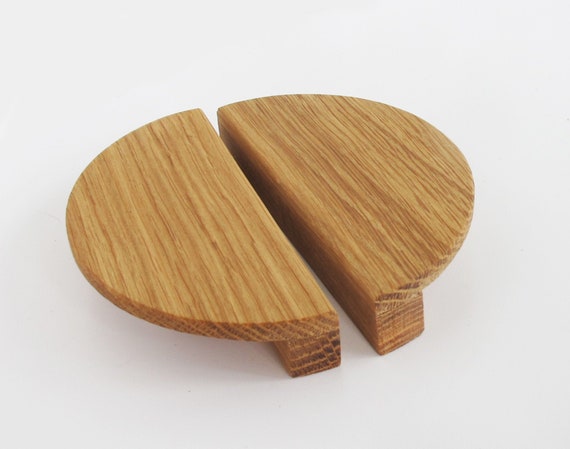 Modern Cabinet Knobs 4 8 2 Oak Wood Drawer Handles Wooden Drawer Pulls