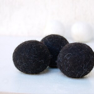Best cat toys for your cat's imagination -- 3 durable dark brown felted cat  toy balls with cat nip - cool cat toys - chase toys