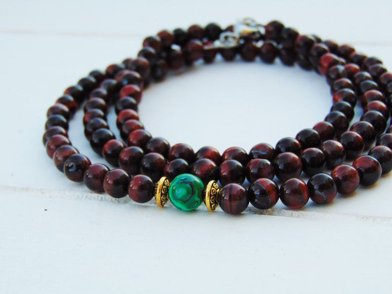 Mens beaded Necklace*Tigers eye necklace*Gemstone Necklace*Mens Necklace*Men African Necklace necklace*Gift for him