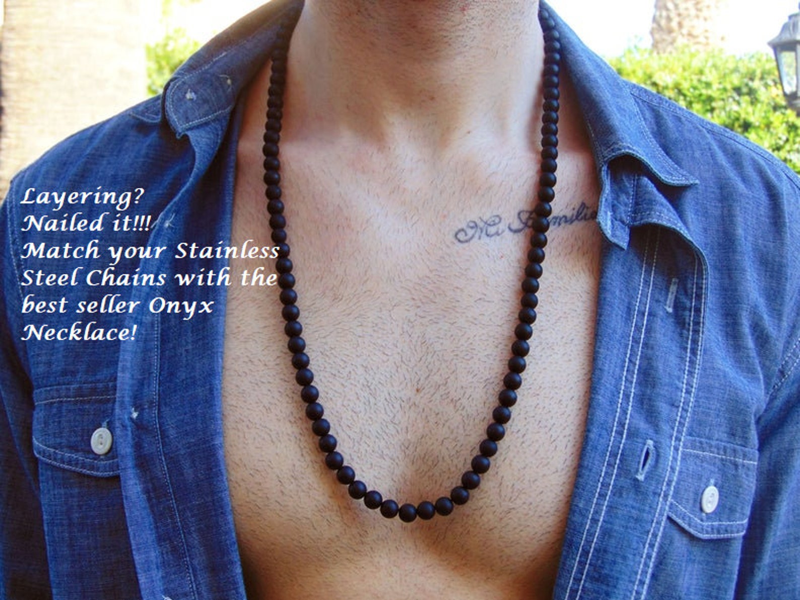 Mens Gold Chain Necklace Silver Chain Necklace for Men Mens Etsy