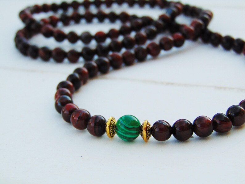 Mens beaded Necklace*Tigers eye necklace*Gemstone Necklace*Mens Necklace*Men African Necklace necklace*Gift for him
