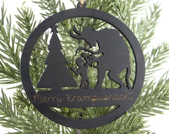 Krampus Ornament, Krampus Christmas Ornament, CUSTOM Krampus Ornament, Customizable
