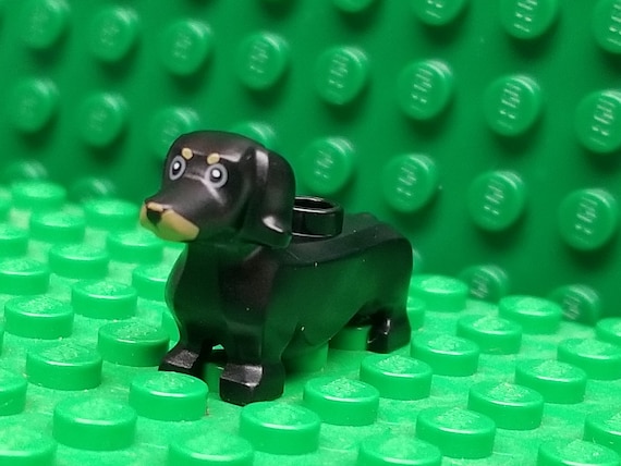 Very Goods  Black and Brown Lego Dachshund Parts & Instructions