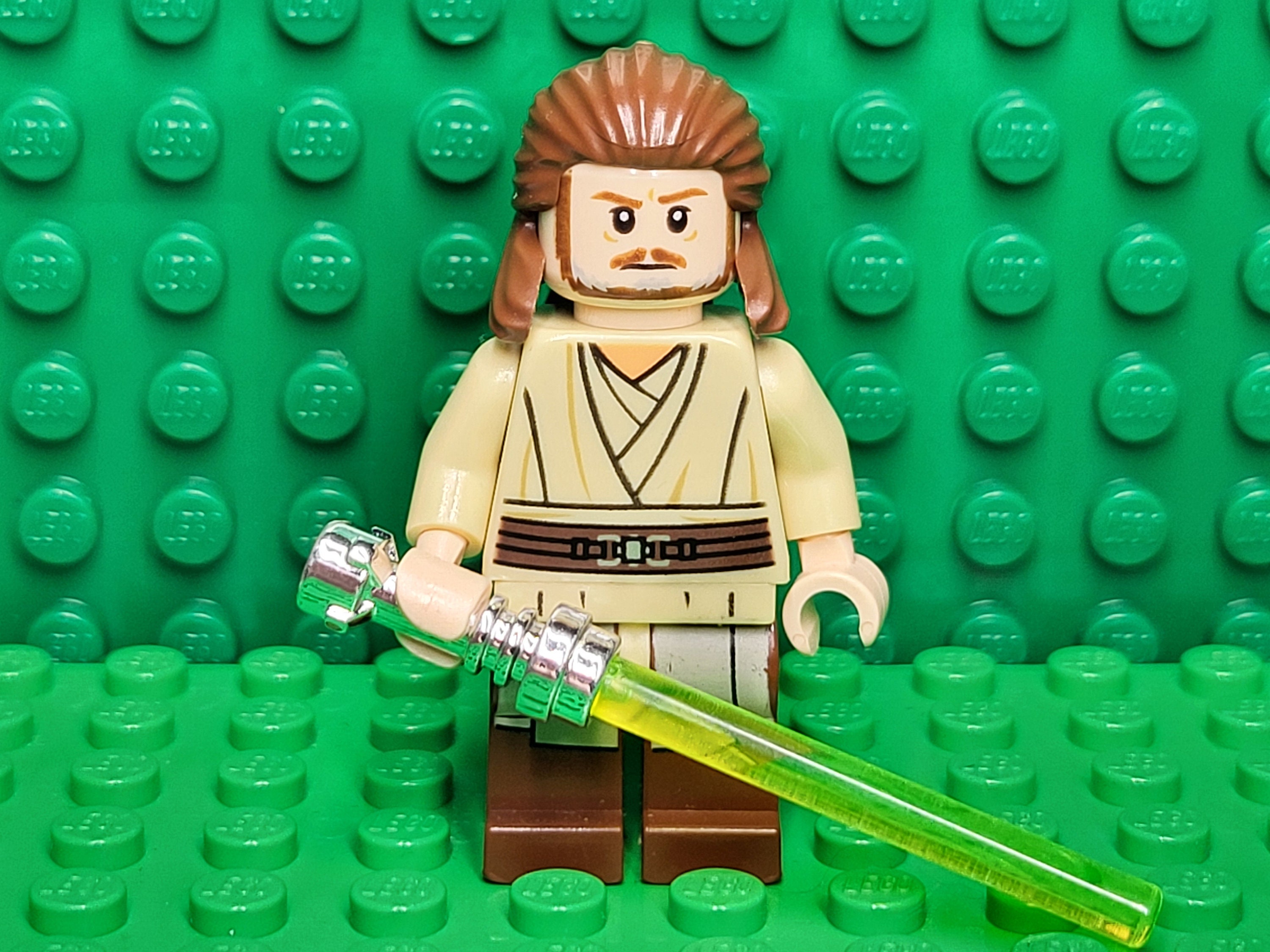 Lego star wars qui gon jinn minifigure best sale