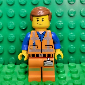 The Lego Movie Emmet LEGO® Movie Emmet With Closed Mouth Grin And