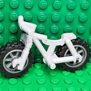 LEGO® Town Mountain Bike Bicycle Accessory Light Bluish Gray,  Minifigure,  Minifig, LEGO®
