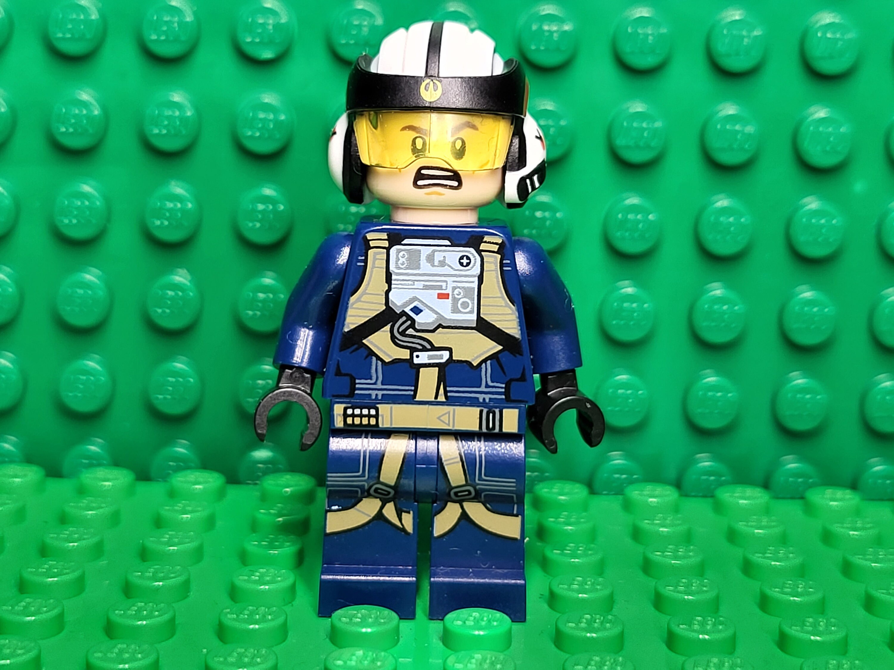 LEGO Star Wars Rogue One Rebel Pilot U wing Rare Minifigure Minifig LEGO Star Wars Etsy