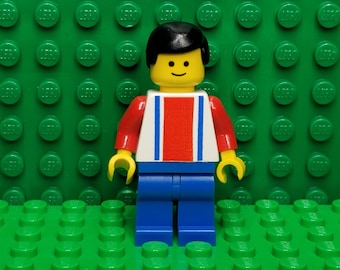 LEGO® Sports Soccer Soccer Player Red White and Blue Torso on Front, Number 2 on Back, Minifigure, Minifig