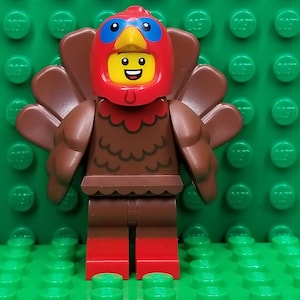 LEGO® Collectible Series 23 Turkey Costume Minifigure, LEGO® Minifig, LEGO® People