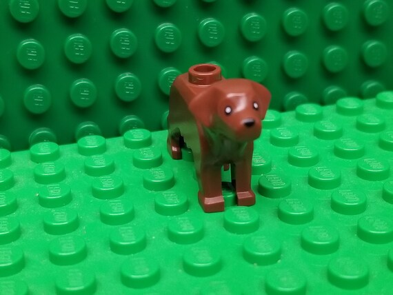 LEGO Animals Dog Labrador Golden Retriever Chocolate Lab Minifigure Minifig Etsy