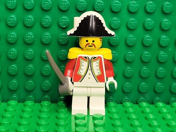LEGO Classic Pirates I Imperial Guards Imperial Guard Admiral Rare Minifigure LEGO Minifig LEGO People Etsy
