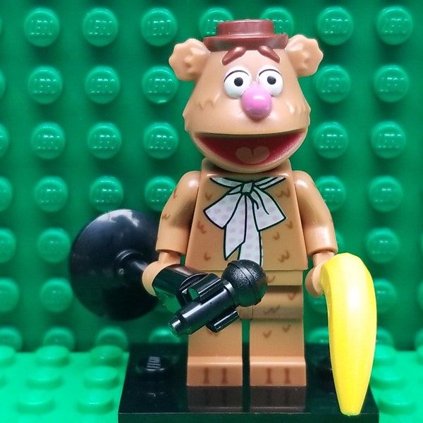 LEGO® Collectible Series The Muppets Fozzie Bear Minifigure, LEGO® Minifig, LEGO® People