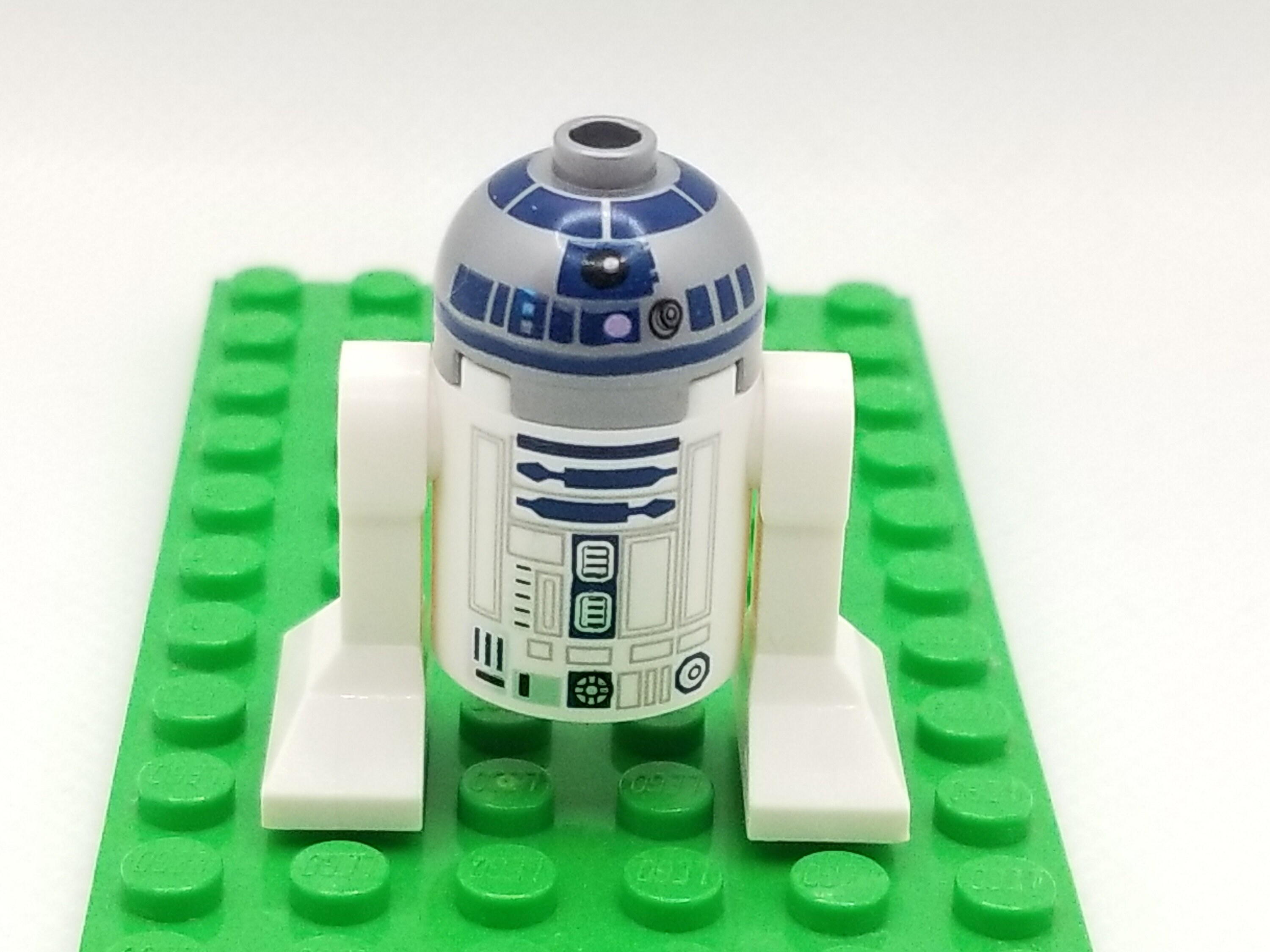 LEGO® Star Wars R2D2 Silver Head Minifigure Minifig | Etsy