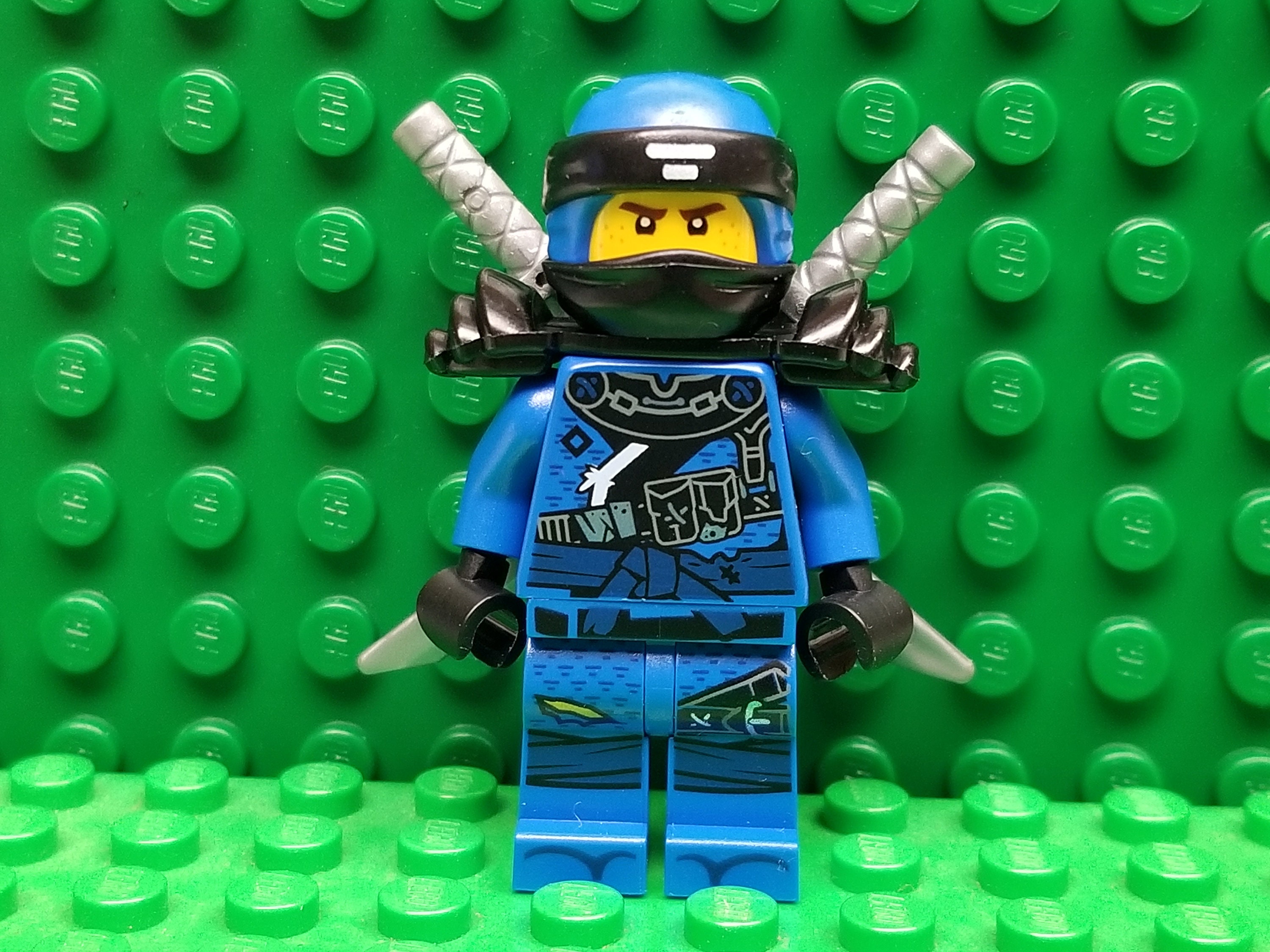 LEGO® Ninjago Hunted Jay in Black Armor With Dual Swords