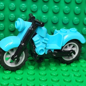 LEGO® City Dirt Bike Motorcycle Teal, LEGO® Minifigure, LEGO® Minifig