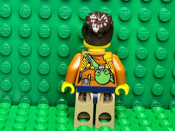LEGO® City Town Jungle Female Scientist Engineer, LEGO® Minifigure, LEGO®  Minifig