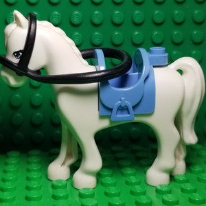 LEGO® Friends White Horse with Saddle, LEGO® Minifigure, LEGO® Minifig
